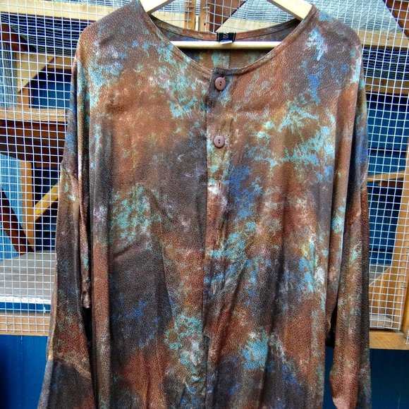 Striking, relaxed and detailed bohemian blouse! - Picture 1 of 11